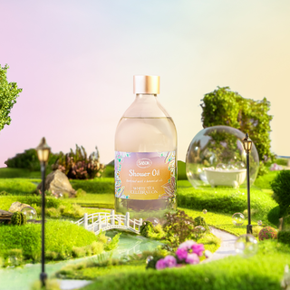 Huile de Douche Parfumée 500ml - White Tea Celebration
