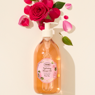 Huile de Douche Hydratante 500ml – Rose Tea